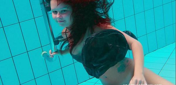  Shaved cutie Nata Szilva is a mermaid